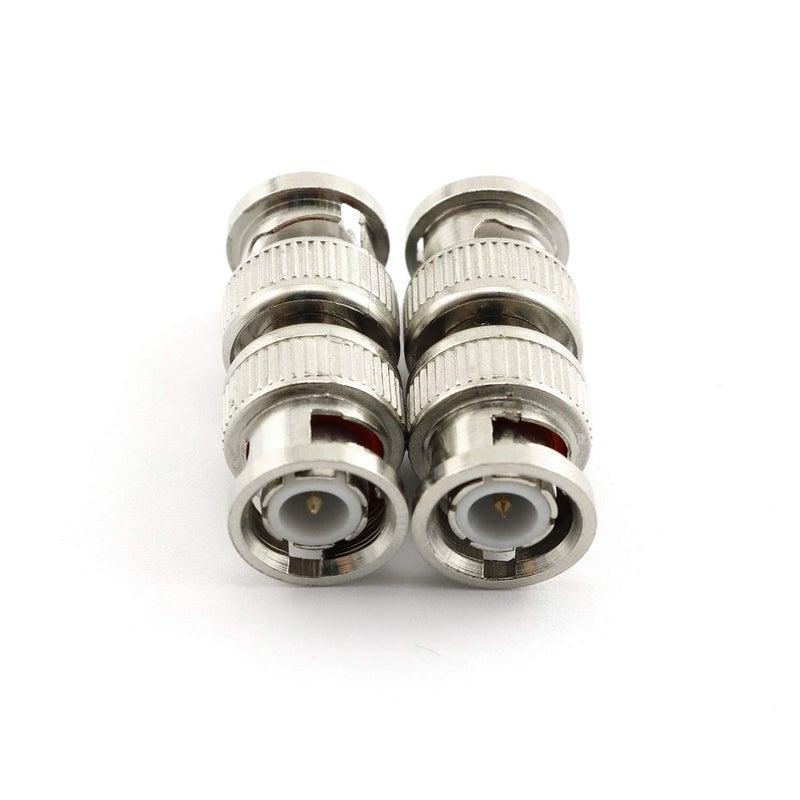 RuiLing 10PCS BNC Male Plug to Male Coupler Adapter, CCTV RG59 Cable Security System Video Camera BNC Coax Coaxial Coupler Connector - Image 3